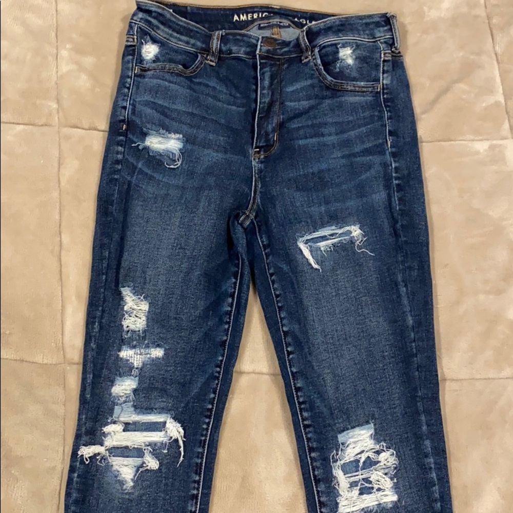American eagle super hi rise jegging